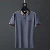 cotton lapel casual polo shirt