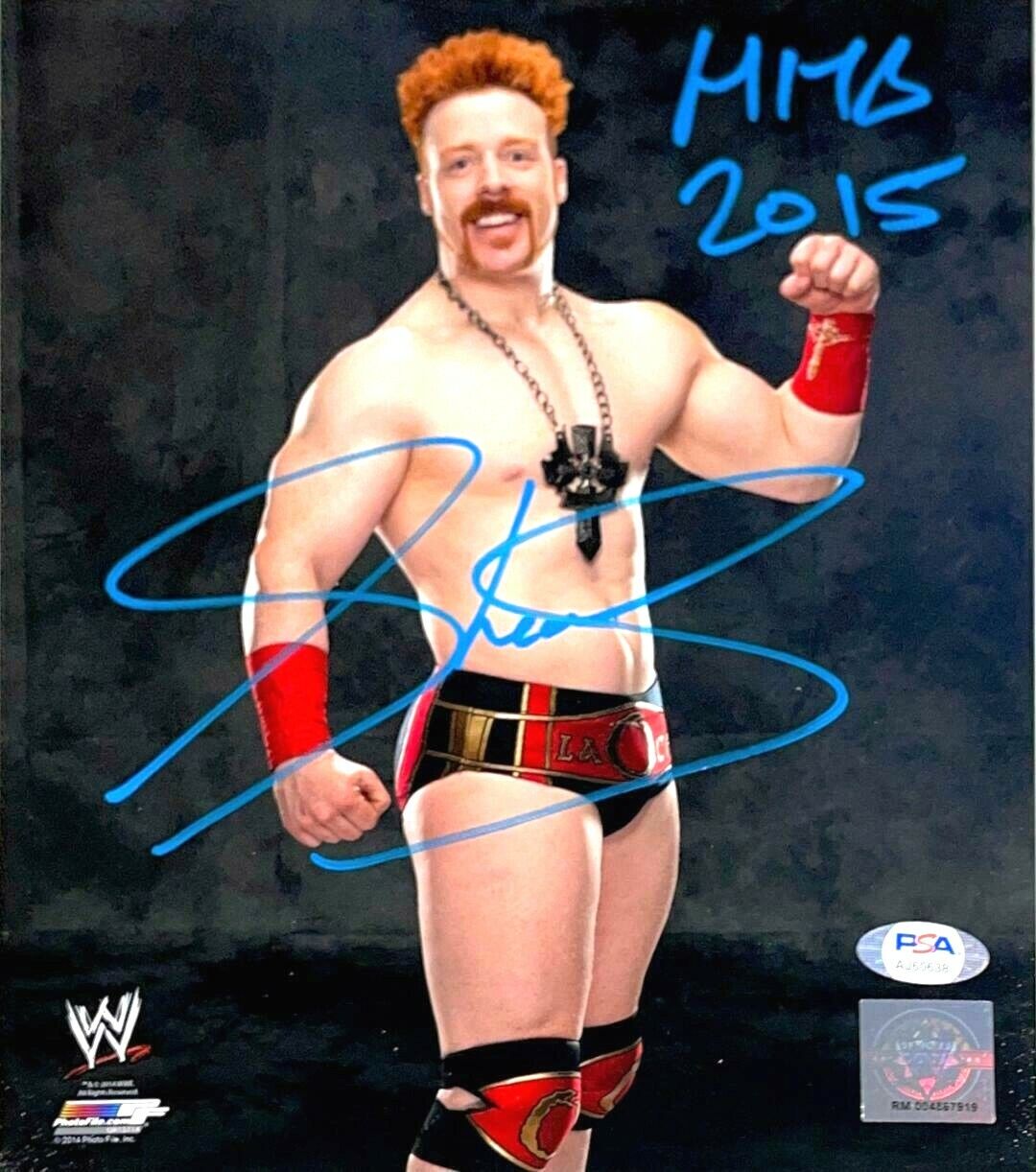 WWE SHEAMUS HAND SIGNED AUTOGRAPHED 8X10 Photo Poster painting WITH PROOF AND PSA DNA COA 14