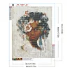 Diamond Painting -DIY Round Drill Girl(40x50 CM)