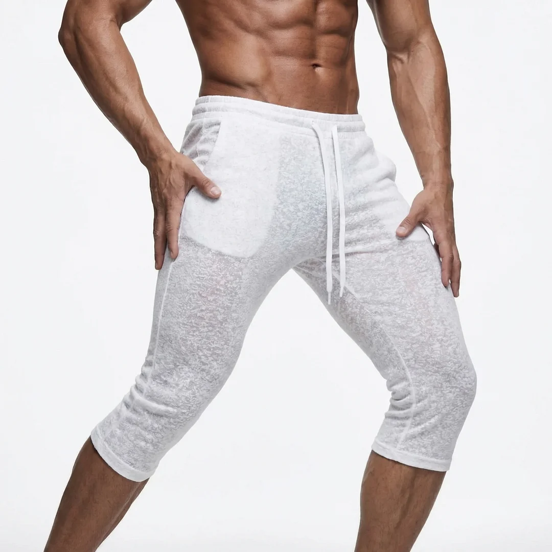 Men's Basic Casual 7/8 Length Pants-INSPIREUSE