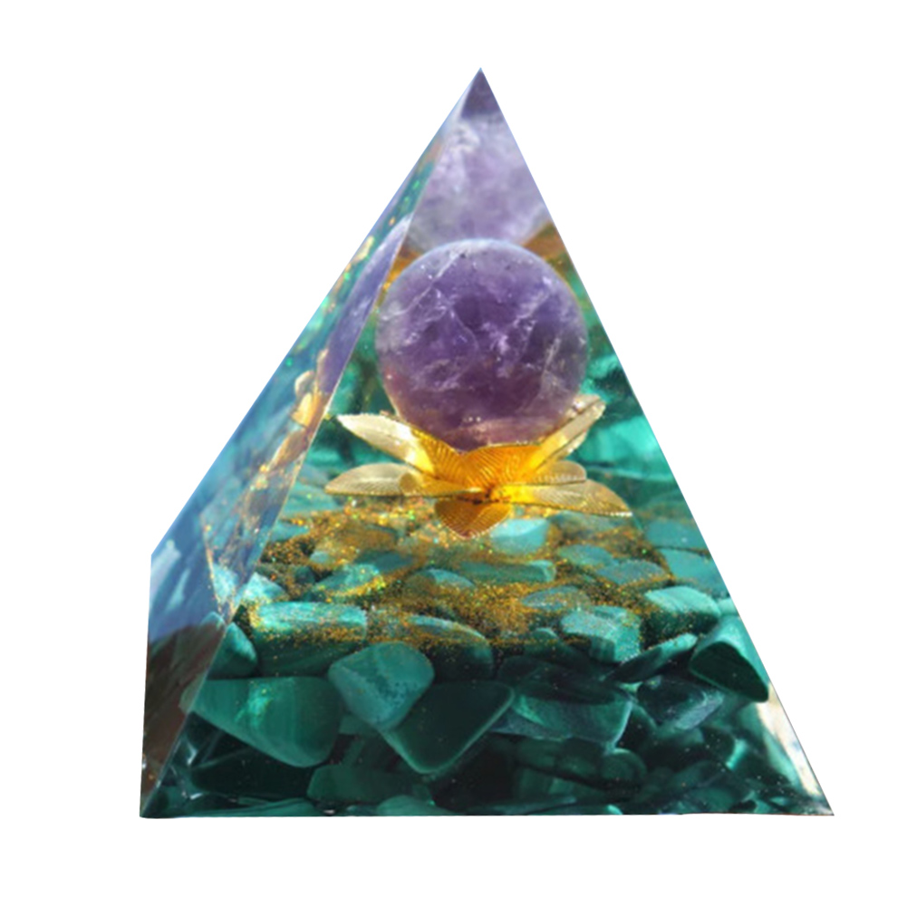 

5cm Natural Orgonite Pyramid Chakra, 501 Original