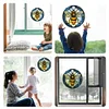 Diamonds Painting Stained Glass Bee Stickers Home Decor