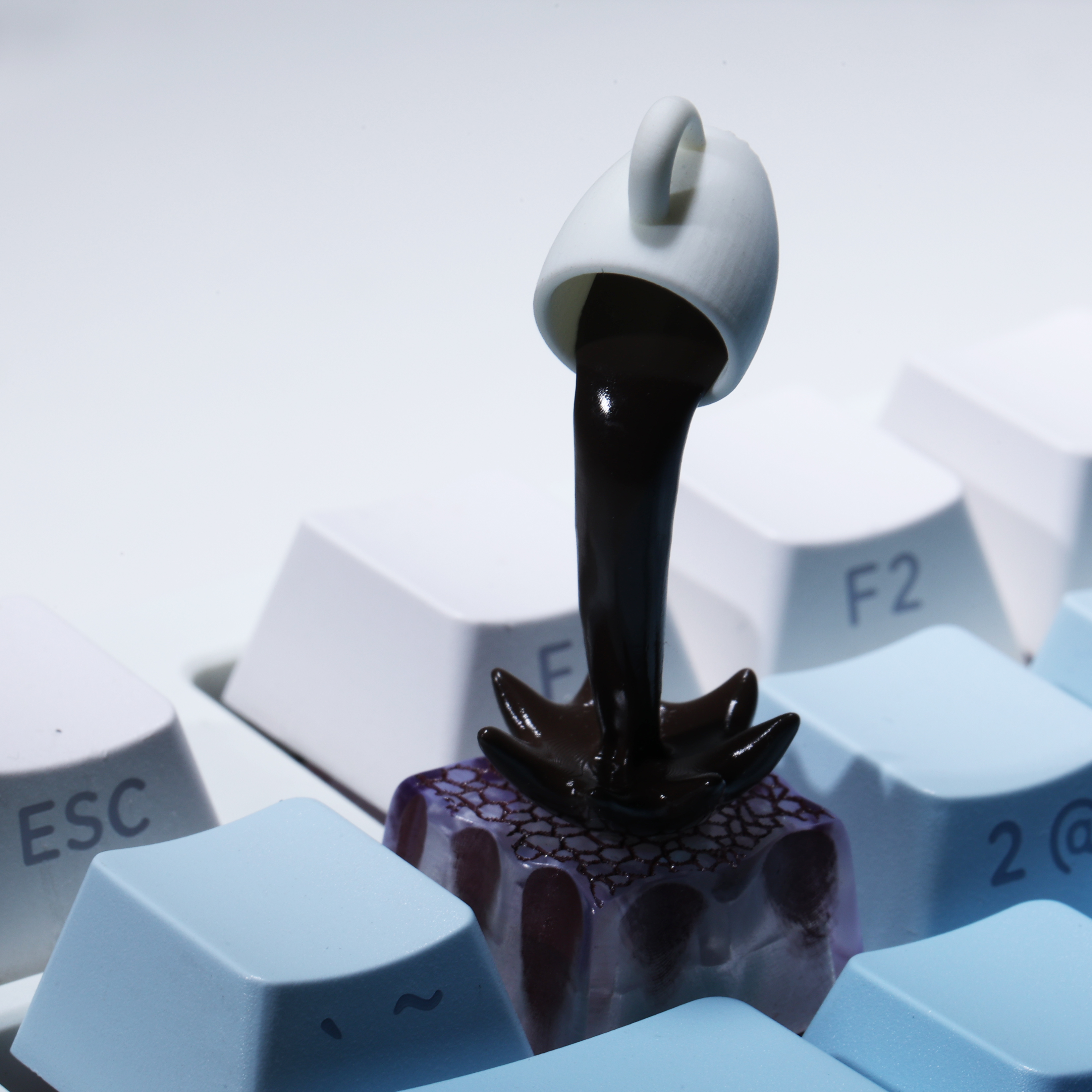 Magnetic Coffee Flow Artisan Keycap Axonkit