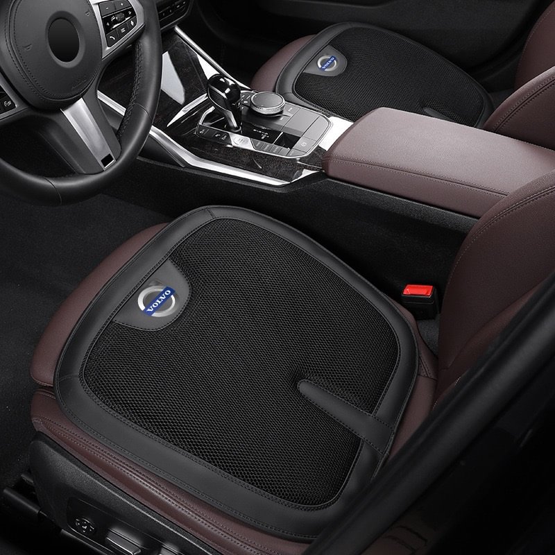 ✨Spring Sale✨Summer Comfortable Leather Ice Silk Mosaic Car Seat Cushion