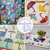 Dancing Umbrella Quilt Template Set-With Instructions