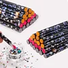 Stylo de Peinture au Diamant 4 / 12Pièces Auto-Adhésif avec Taille-crayon