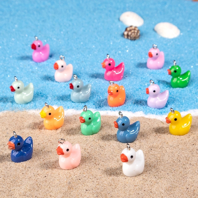 Luminous Diy Jewelry Resin Accessories Handmade Material Keychain Pendant Bracelet Sheep Eye Nail Little Duck