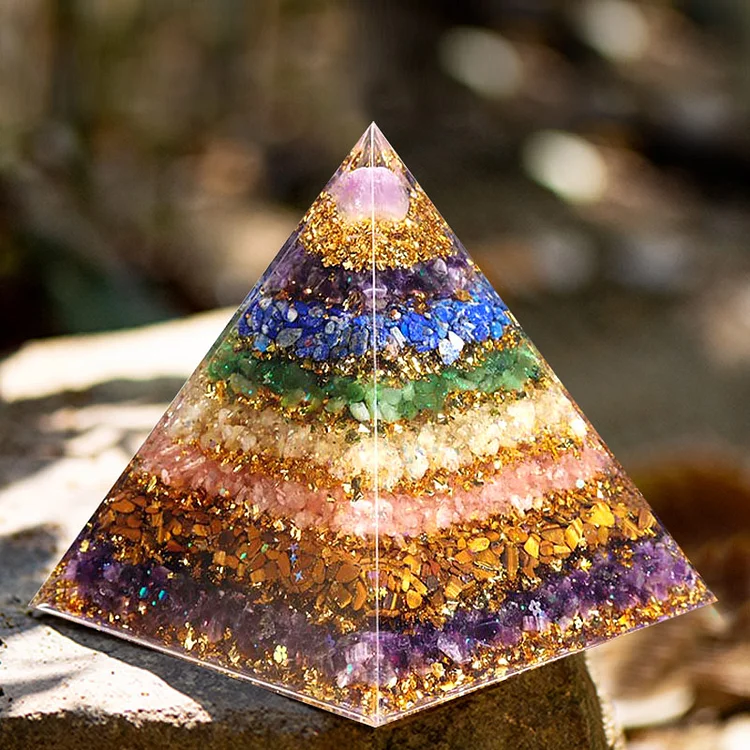 Rose Quartz Sphere Orgone Pyramid