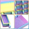 16 Grid Diamond Painting Storage Containers with Trays Drills Storage & Line-Up Tool Large Capacity Beads & Drills Storage & Line-Up Tool for DIY Crafts Rhinestones Sorting Tray