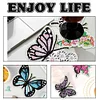 6Pcs/set Diamond Painting Butterfly Coaster Cup Cushion Home Decor