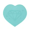 Diamond Painting Plastic Sky Blue Tray Heart Shape Drill Plate 7x7cm