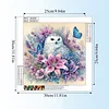 Eulen und Blumen speziell geformte 5D-DIY-Teilbohrdiamanten Punkte Edelsteinkunst-Kits f&uuml;r Erwachsene Anf&auml;nger Wohndekoration Diamanten Gem&auml;lde Edelst