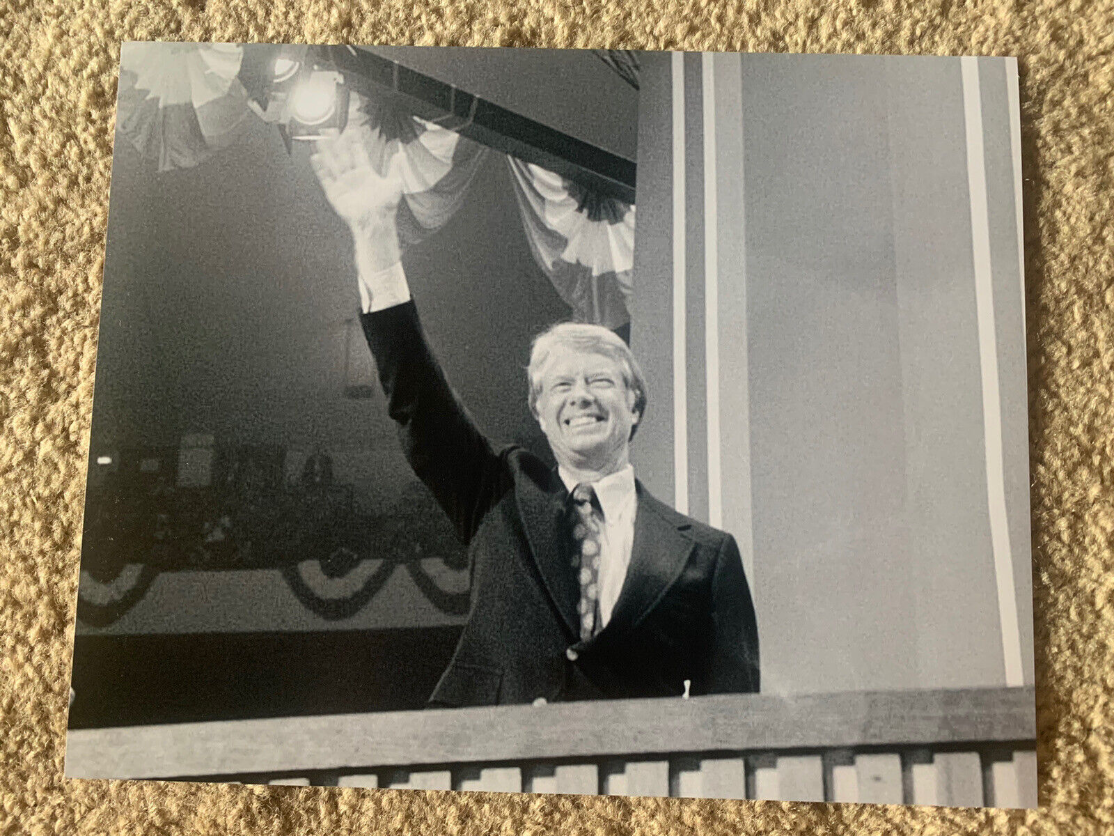 Jimmy Carter President 8x10 B&W Promo Photo Poster painting #3