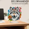Flower Wolf Double Sided - 5D DIY Ornament