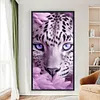 Snow Leopard-11CT Stamped Cross Stitch 40*70cm/15.75*27.56in (Big Size)