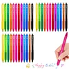 Lot de 12 stylos &agrave; encre gel effa&ccedil;ables et r&eacute;tractables