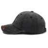 Men's Vintage Washed Denim Outdoor Embroidered Baseball Cap