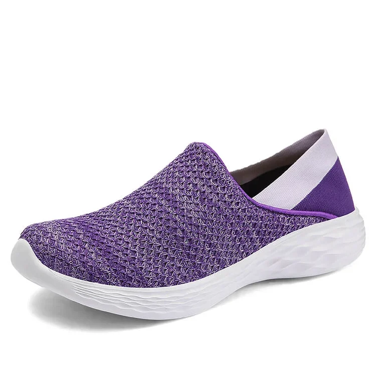 Couple's Flying Woven Walking Shoes