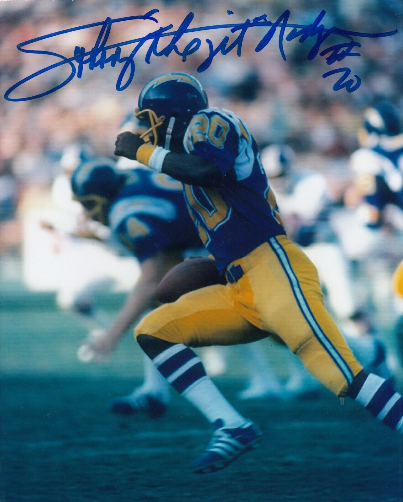 Johnny Rodgers #0 8x10 Signed Photo Poster painting w/ COA San Diego Chargers