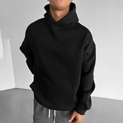Men's Butterfly Lettering Oversized Hoodie
