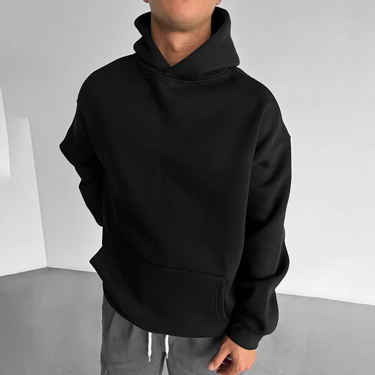 Men's Butterfly Lettering Oversized Hoodie