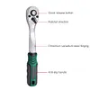 1/4inch Ratchet Wrench 72 Teeth Drive Ratchet Socket Spanner Car Repair Tool