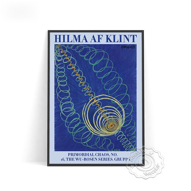 Hilma af Klint Museum Exhibition Poster Wall Art Prints Pictures Canvas Painting Wall Picture Home Room Decor