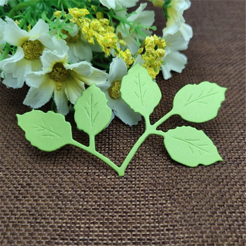 Leaves decoration Scrapbook metal cutting dies cut die mold paper craft knife mould blade punch stencils dies