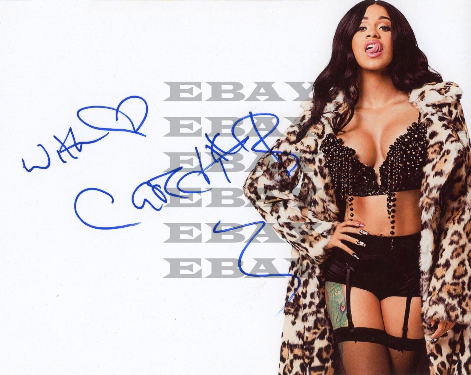 Cardi B Autographed signed 8x10 Photo Poster painting Reprint