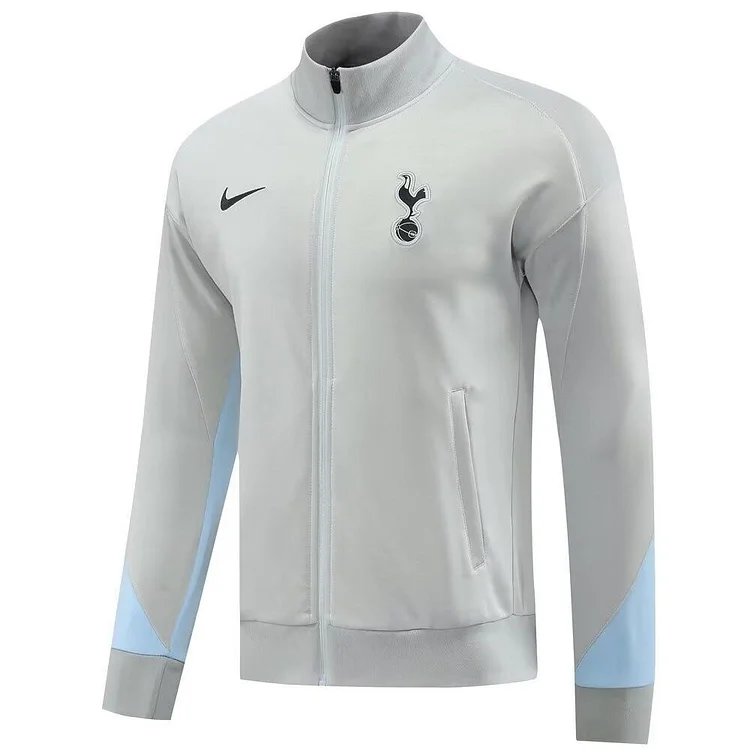 24-25 Tottenham Hotspur Grey Training Suit Long Sleeve Coat