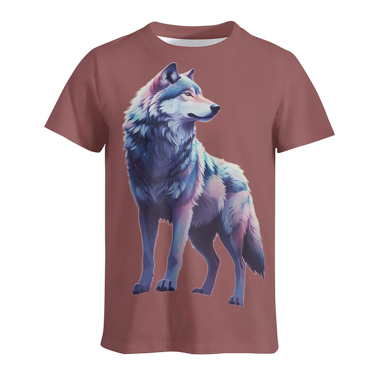 Wolf Shirt Pink