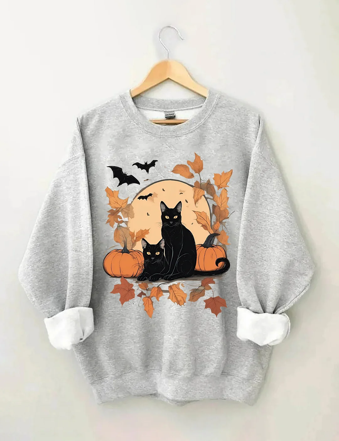 Halloween Cat Sweatshirt