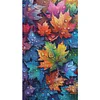 Colorful Maple Leaves-11CT Stamped Cross Stitch 40*70cm/15.75*27.56in (Big Size) tapestrymarket