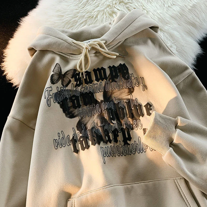 Vstacam Grunge Hoodies Woman Y2k Clothes Long Sleeve Pullovers Sweatshirt Kawaii Sport Coat Harajuku Gothic Oversized Zip Up Hoodie