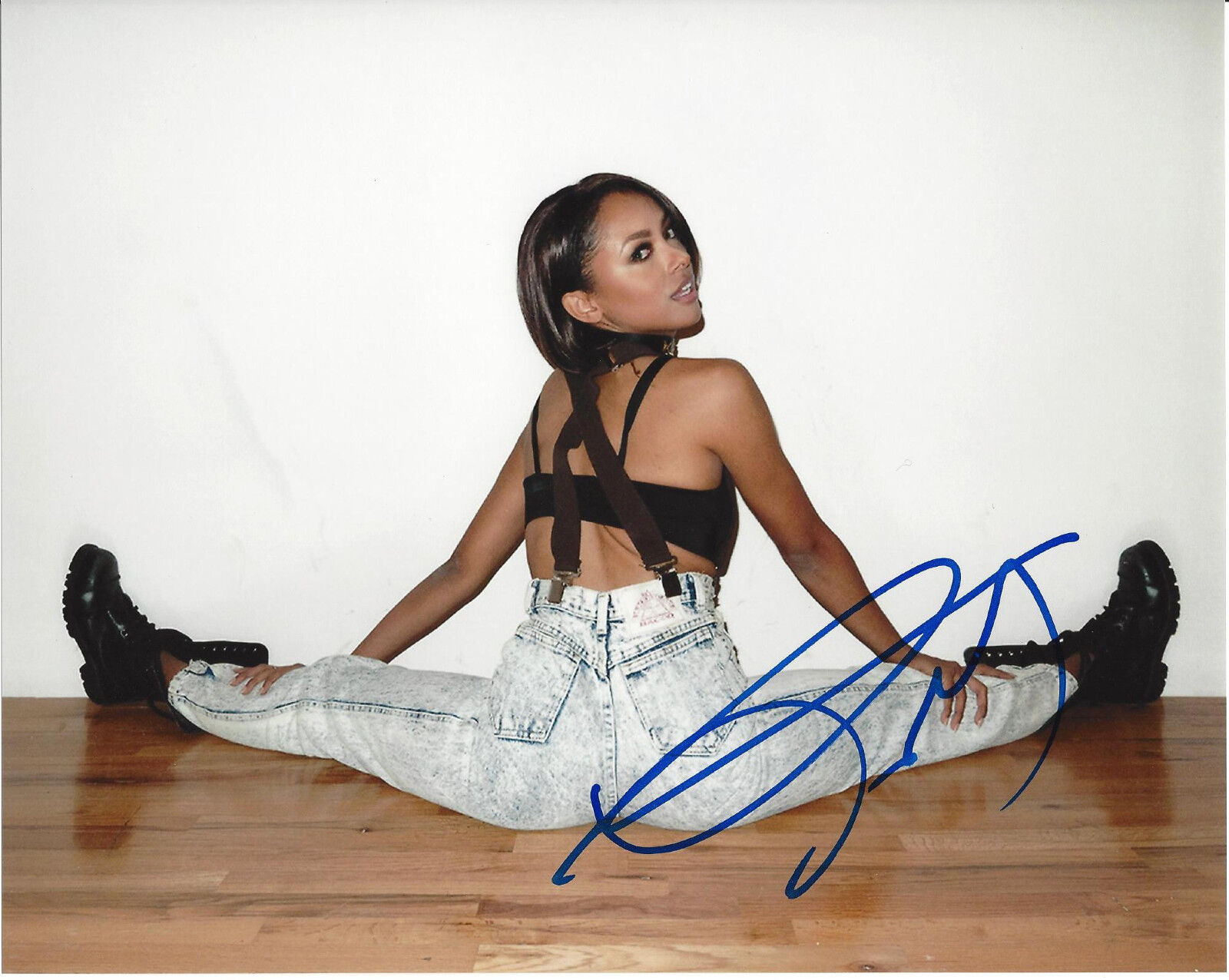 KAT GRAHAM SIGNED AUTHENTIC 'THE VAMPIRE DIARIES' 8X10 Photo Poster painting B COA SEXY SINGER