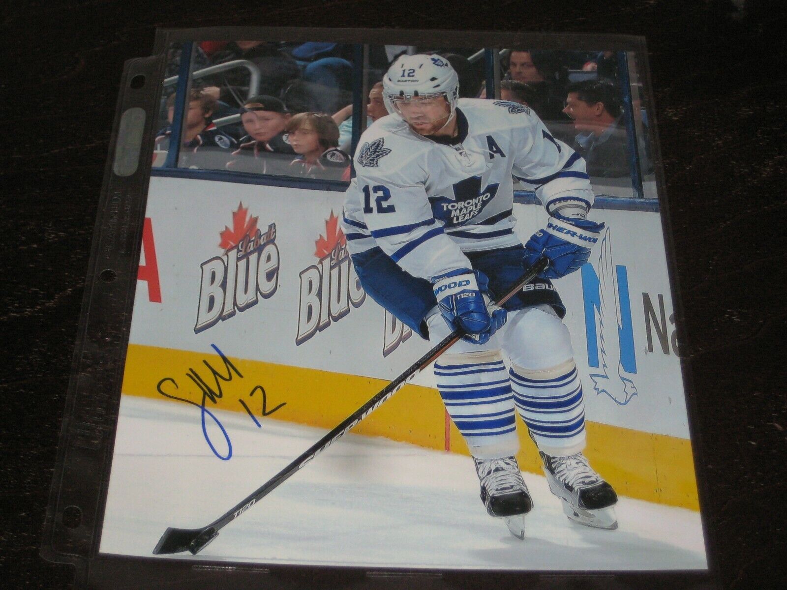 STEPHANE ROBIDAS autographed TORONTO MAPLE LEAFS 8X10 Photo Poster painting