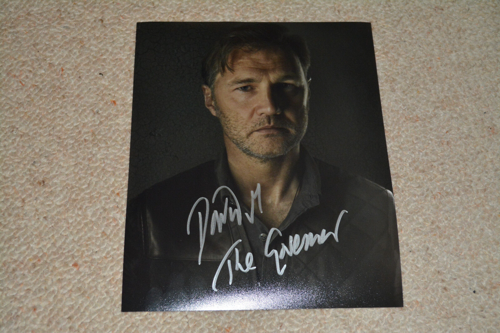 DAVID MORRISSEY signed autograph In Person 8x10 (20x25 cm) WALKING DEAD GOVERNOR