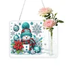Acryl Schneemann Wandröhre Vase - 5d DIY Handwerk Anhänger