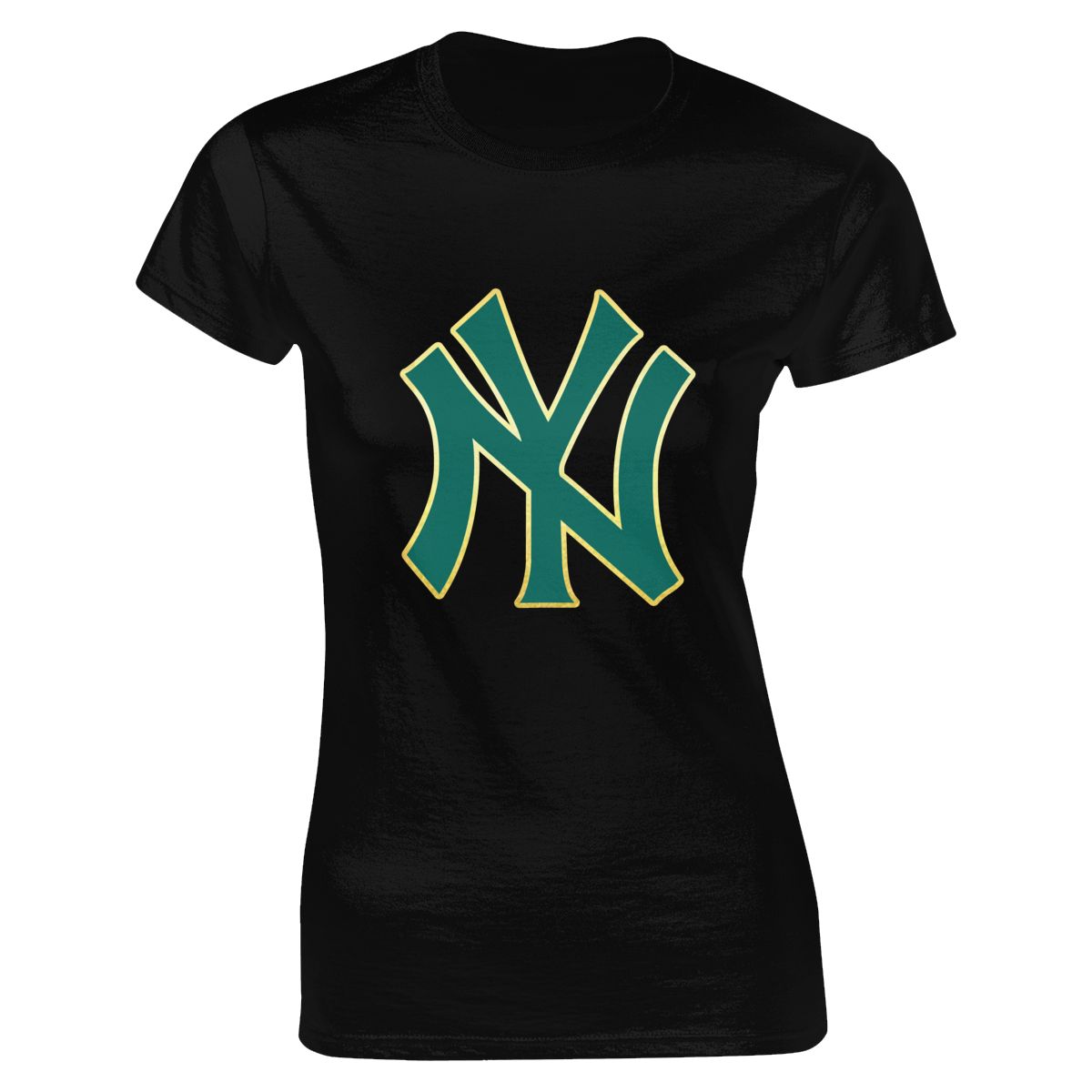 New York Yankees St Patrick's Day Women's Soft Cotton T-Shirt