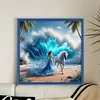 Beach Beauty Horse-11CT Stamped Cross Stitch 40*40cm