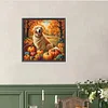 Diamond Painting-DIY Full Round Drill Autumn Dog(40*40CM)