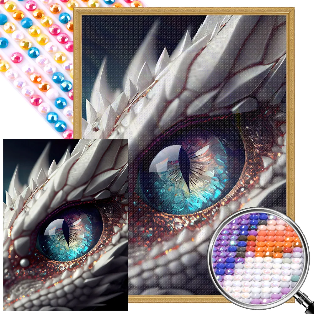 AB Diamond Painting - Full Round Drill - Dragon Eye(Canvas|45*60cm)