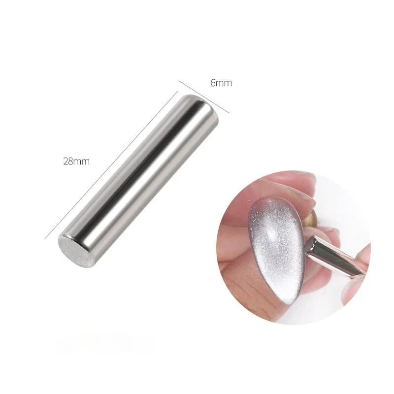 1pcs Nail Art Magnet Stick Cat Eye Effect Powerful Magnet Nail Tool Which Can Be Used To Polish The Nails with UV Gel for Cats