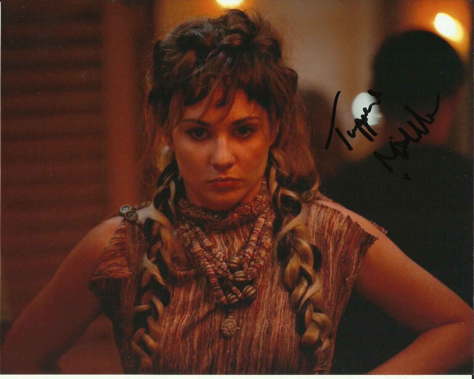 TUPPENCE MIDDLETON SIGNED SEXY SINBAD Photo Poster painting UACC REG 242 (10)