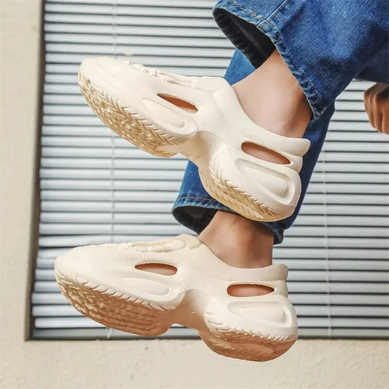 Yyvonne Shoes for Men Sandals Slippers Lightweight Casual Luxury Sandals Indoor and Outdoor Beach Shoes 2024 Sandalette Homme