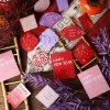 16PCS Purple Pink Red Chinese Happy New Year Hanging Decor Cards