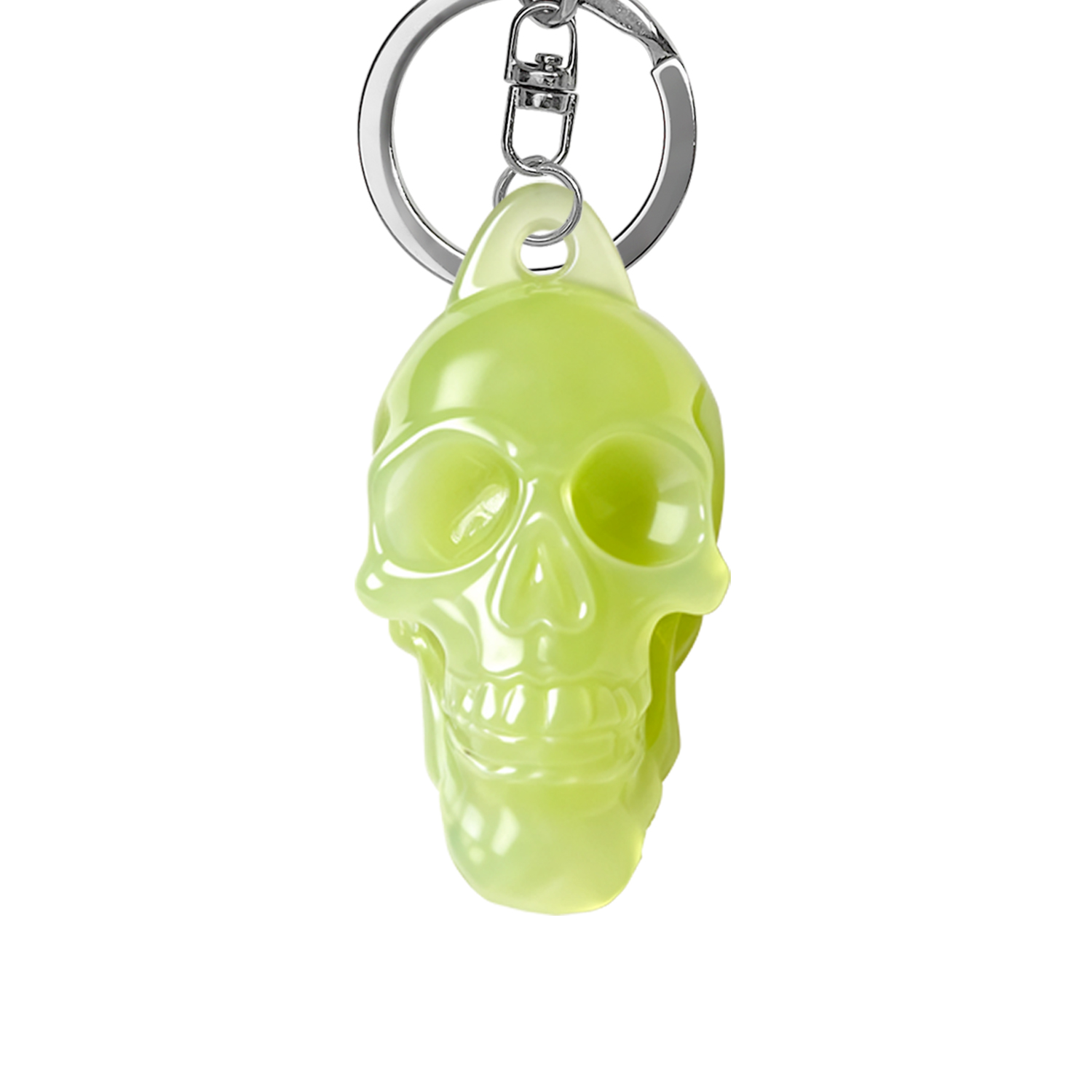 Glow in the dark key chain Skull