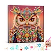 (Pre-Framed)Owl-Special Shape Diamond Painting Kit(29x29cm)