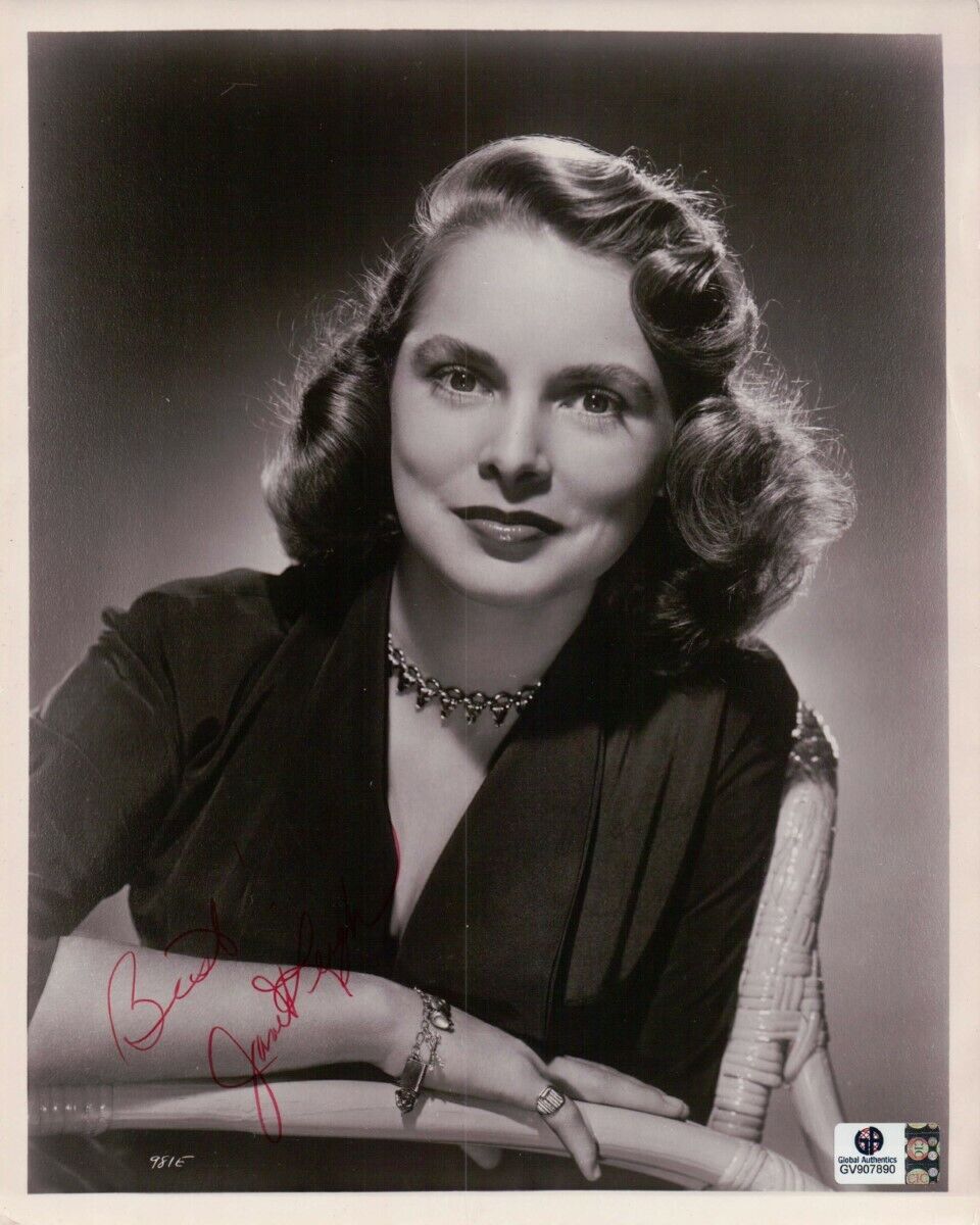 Janet Leigh Signed Autographed 8X10 Photo Poster painting Psycho Vintage Headshot GV907890