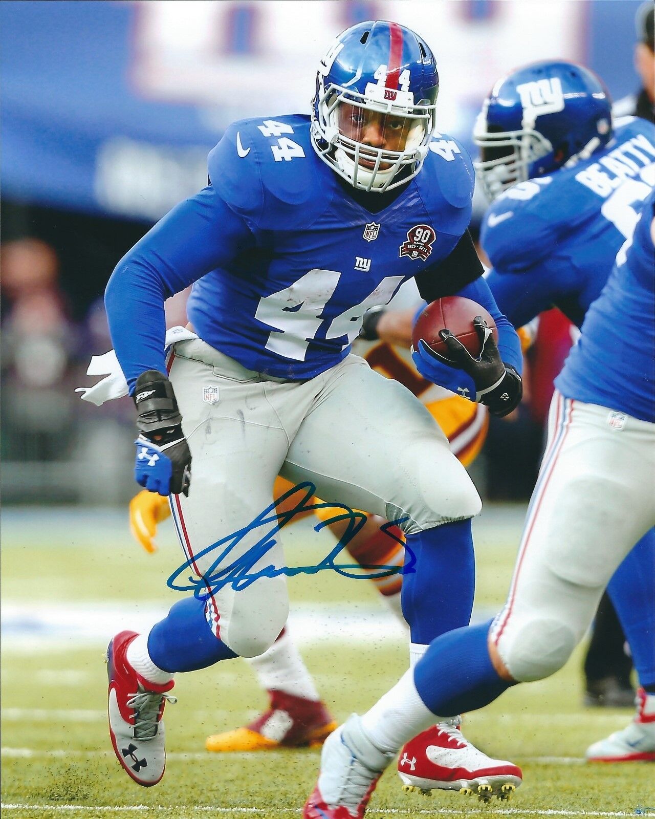 AUTOGRAPHED ANDRE WILLIAMS New York Giants 8X10 Photo Poster painting w/ COA